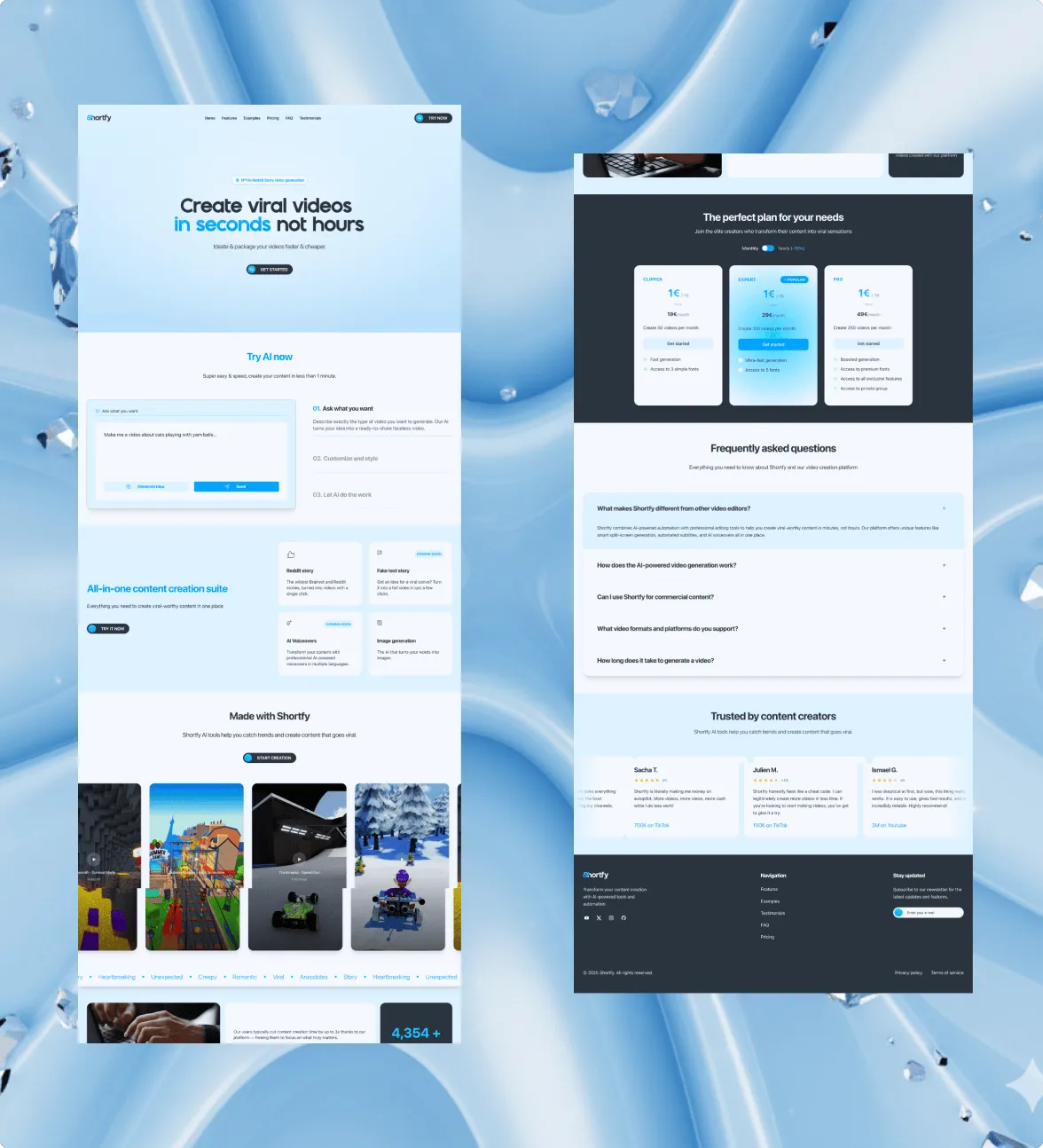 Shortfy presentation